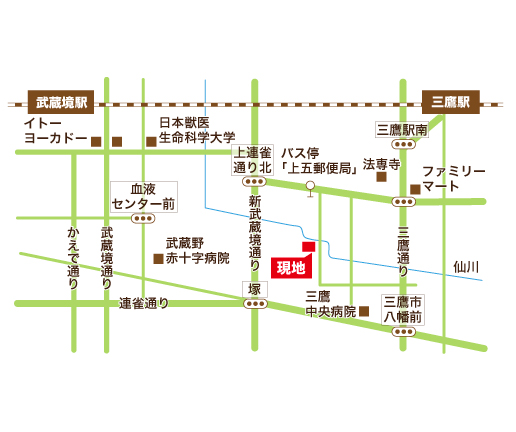 mitaka-map